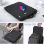 Voova Laptop Sleeve Carrying Case 13 13.6 Inch Compatible with MacBook Air 13 M1/M2/M3/M4, MacBook Pro 13/14, IPad Pro 13, Waterproof Slim Computer Cover Bag, Black - Image 2