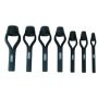 Hollow Steel Arch Hole Punch Set (7-Piece) for Leather, Sheet Metal, Gaskets and Soft Surfaces - Image 1