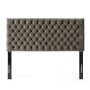 Jezebel Grey Fabric Queen/Full Headboard - Image 1