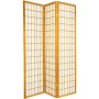 6 ft. Honey 3-Panel Room Divider - Image 1