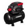 3 Gal. 150 PSI Portable Electric Oil-Free Horizontal Hotdog Air Compressor with Rubber Wheels and 1-Quick Coupler - Image 1