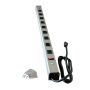 Wiremold 12-Outlet 15 Amp Industrial Surge Power Strip with Lighted On/Off Switch with 6 ft. Cord - Image 1