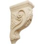 4-1/4 in. x 8 in. x 13-1/4 in. Lindenwood Devon Grapes and Vines Corbel - Image 1