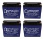 12-Volt 22 Ah Rechargeable GEL Sealed Lead Acid (SLA) Battery, 4 Pack - Image 1