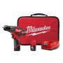 M12 12V Lithium-Ion Cordless 3/8 in. Hammer Drill/Driver Kit with Two 1.5 Ah Batteries and Hard Case - Image 1