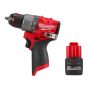 M12 FUEL 12V Lithium-Ion Brushless Cordless 1/2 in. Hammer Drill w/ (1) 2.5 Ah Battery - Image 1