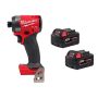 M18 FUEL 18-Volt Lithium Ion Brushless Cordless 1/4 in. Hex Impact Driver with (2) M18 5.0Ah Batteries - Image 1