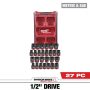 SHOCKWAVE Impact-Duty 1/2 in. Drive Metric and SAE Standard Impact PACKOUT Socket Set (27-Piece) - Image 1