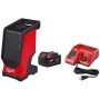 M18 18V Lithium-Ion Cordless Wireless Bluetooth Jobsite Speaker w/ (1) 5Ah Battery & Charger - Image 1