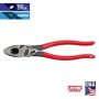 9 in. Lineman's Pliers with Crimper / Bolt Cutter and Dipped Grip - Image 1