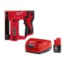 M12 12-Volt Lithium-Ion Cordless 3/8 in. Crown Stapler Kit with 2.0 AH Battery and Charger - Image 1