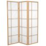 5 ft. Natural 3-Panel Room Divider - Image 1