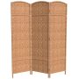 6 ft. Natural 3-Panel Room Divider - Image 1