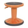 Red Carter Adjustable Height Active Learning Stool, Backless Wobble Stool with 360° Swivel and Rocking Motion - Image 1