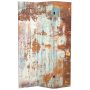 6 ft. Multi Colored Color Wheel 3-Panel Room Divider - Rust - Image 1
