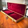 Lockable Electric Guitar Hard Shell Case with Red Plush Interior for Strat, Tele - Image 1