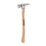 16 oz. Titanium Smooth Face Hammer with 18 in. Curved Hickory Handle - Image 1