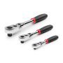 1/4,3/8,1/2 in. Drive Flex Head Quick-Release Comfort Grip Ratchet Set (3-Piece) - Image 1