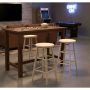 24 in. Unfinished Wood Bar Stool, Bar Height (28-33 in.) - Image 1