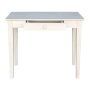 48 in. Rectangular Unfinished 1-Drawer Writing Desk with Solid Wood Material — 36 in wide - Image 1