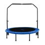 Machrus Upper Bounce 40 in. Mini Trampoline with Adjustable Handbar - Round Foldable Rebounder Fitness Trampoline - Image 1