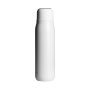 14 oz. White Stainless Steel Insulated Self-Cleaning Water Bottle W/UV Water Purifier - Image 1
