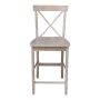 24 in. Alexa Weathered Taupe/Gray Counter Stool - Image 1
