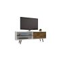Liberty 62.99 in. Rustic Brown TV Stand Fits TVs Up to 60 in. with Storage Doors, Shelves and Cable Management - Image 1
