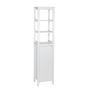 Madison 15.75 in. W x 11.8 in. D x 67 in. H Linen Tower Single Door Tall Bathroom Cabinet Storage Organizer in White - Image 1