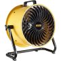 16 in. 3 Speeds Heavy Duty High Velocity Turbo Floor Fan in Yellow with Powerful 1/12 HP Motor - Image 1