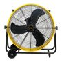 HICFM 24 in. Variable Speed BLDC Drive Drum Fan in Yellow with High Efficiency DC Motor, 8800 CFM - Image 1