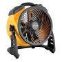 11 in. Variable Speed Cordless Rechargeable Drum Fan with Charging Cable and USB Outlet - Image 1