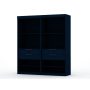 Luxor Ramsey Tatiana Midnight Blue Open 2-Sectional Closet (Set 2) - Image 1