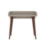 Hampton 35.43 in. Off-White Home Office Desk - Image 1