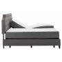 12 in. Lilac Split King Memory Foam Mattress and M1500 Adjustable Base Set - Image 1