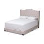Baxton Studio Alesha Beige Full Bed - Image 1