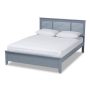 Baxton Studio Adela Gray Full Platform Bed - Image 1
