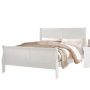 Acme Furniture Louis Philippe 62W White Queen Non-Upholstered Wood Frame - Image 1