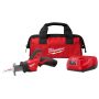 Milwaukee M12 12-Volt Lithium-Ion HACKZALL Cordless Reciprocating Saw with (1) 1.5Ah Batteries, Charger & Tool Bag - Image 2