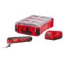 Milwaukee M12 12-Volt Lithium-Ion Cordless Oscillating Multi-Tool Kit w/ (1) 1.5Ah Battery, Charger and Packout Case - Image 1