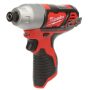 Milwaukee M12 12-Volt Lithium-Ion Cordless 1/4-in Hex Impact (Tool-Only) - Image 1