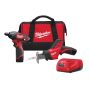 Milwaukee M12 12-Volt Lithium-Ion Cordless Screwdriver/HACKZALL Combo Kit (2-Tool) with Two 1.5 Ah Batteries, Charger and Tool Bag - Image 1