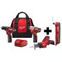 Milwaukee M12 12-Volt Lithium-Ion Cordless Combo Kit (3-Tool) with Free M12 Multi-Tool - Image 1
