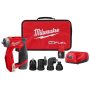Milwaukee M12 FUEL 12-Volt Lithium-Ion Brushless Cordless 4-in-1 Installation 3/8 in. Drill Driver Kit W/ 4 Tool Heads - Image 1