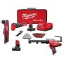 Milwaukee M12 FUEL 12-Volt Li-Ion Cordless Multi-Tool Kit w/ 10 oz. Caulk/Adhesive Gun, 3/8-in. Right Angle Drill & 6.0Ah Battery - Image 1
