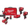 Milwaukee M12 FUEL SURGE 12-Volt Li-Ion Brushless Cordless 1/4in. Hex Impact Driver Kit w/ Two M12 FUEL Impact Wrenches & Cutoff Saw - Image 1