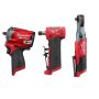 Milwaukee M12 FUEL 12V Lithium-Ion Brushless Cordless Stubby 3/8 in. Impact Wrench / 3/8 in. Ratchet/Die Grinder (3-Tool) - Image 1