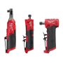 Milwaukee M12 FUEL 12-Volt Lithium-Ion High Speed 3/8-in. Ratchet w/ (1) 1/4-in. Right Angle and (1) 1/4-in. Straight Die Grinder - Image 1