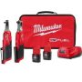Milwaukee M12 FUEL 12-Volt Li-Ion Brushless Cordless High Speed 3/8-in. Ratchet and M12 FUEL High Speed 1/4-in. Ratchet Combo Kit - Image 1