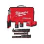 Milwaukee M12 FUEL 12V Cordless High Speed 3/8 in. Ratchet Kit with 3/8 in. Drive SAE and Metric Impact Socket Set (43-Piece) - Image 1